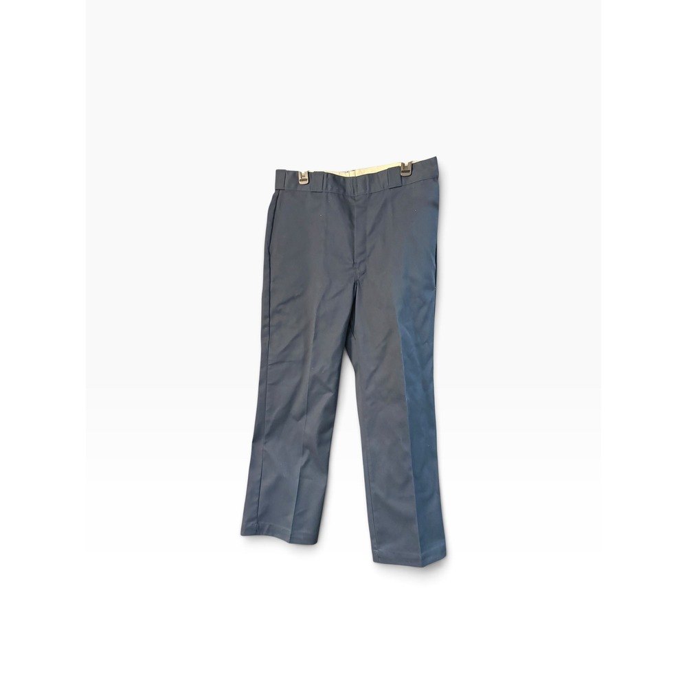 Vintage Dickies 874 Navy Blue Work Pants Mens 36x29 Made in USA Straight Leg